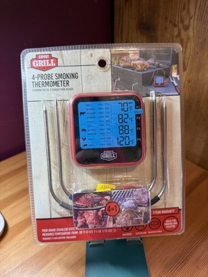 4 Probe Waterproof BBQ Grilling Thermometer By Expert Grill