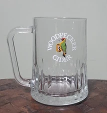 Vintage H. P. Bulmer Woodpecker English Cider Glass Mug
