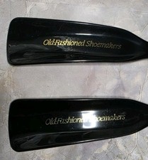 SAS Old Fasion Shoemakers Shoe Horn Nylon Black Silver Lot Of 2