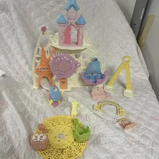 Calico Critters Lot Baby Amusement Park Parts Ship Rocket Sylvanian Families