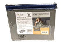 Quility Removable Cotton Cover for Weighted Blanket – 60 x 80 – Light Gray New