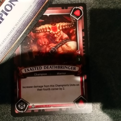 Warhammer Age Of Sigmar Champions TCG Exalted Deathbringer