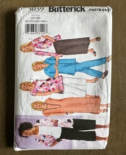Butterick 3039 Collared Shirt, Top & Tunic, Dress, Skirt & Pants PLUS Sz 22W-26W