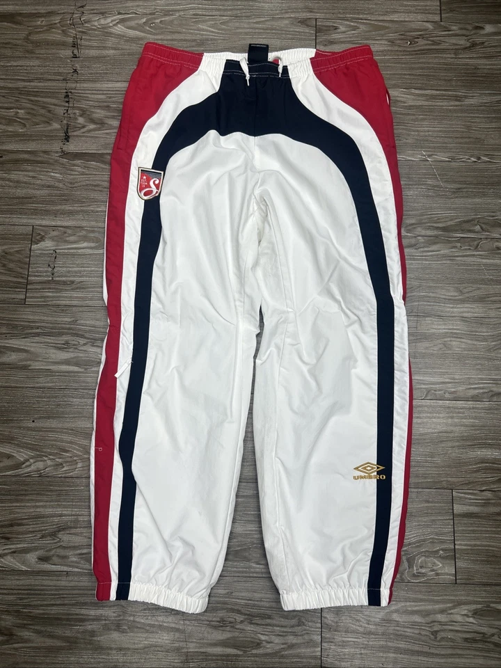 Pantalones deportivos Supreme rojos, blancos y negros talla grande Foto 2 de 2