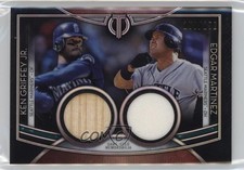 2020 Topps Tribute Dual Player Relics /150 Ken Griffey Jr Edgar Martinez HOF 2tj