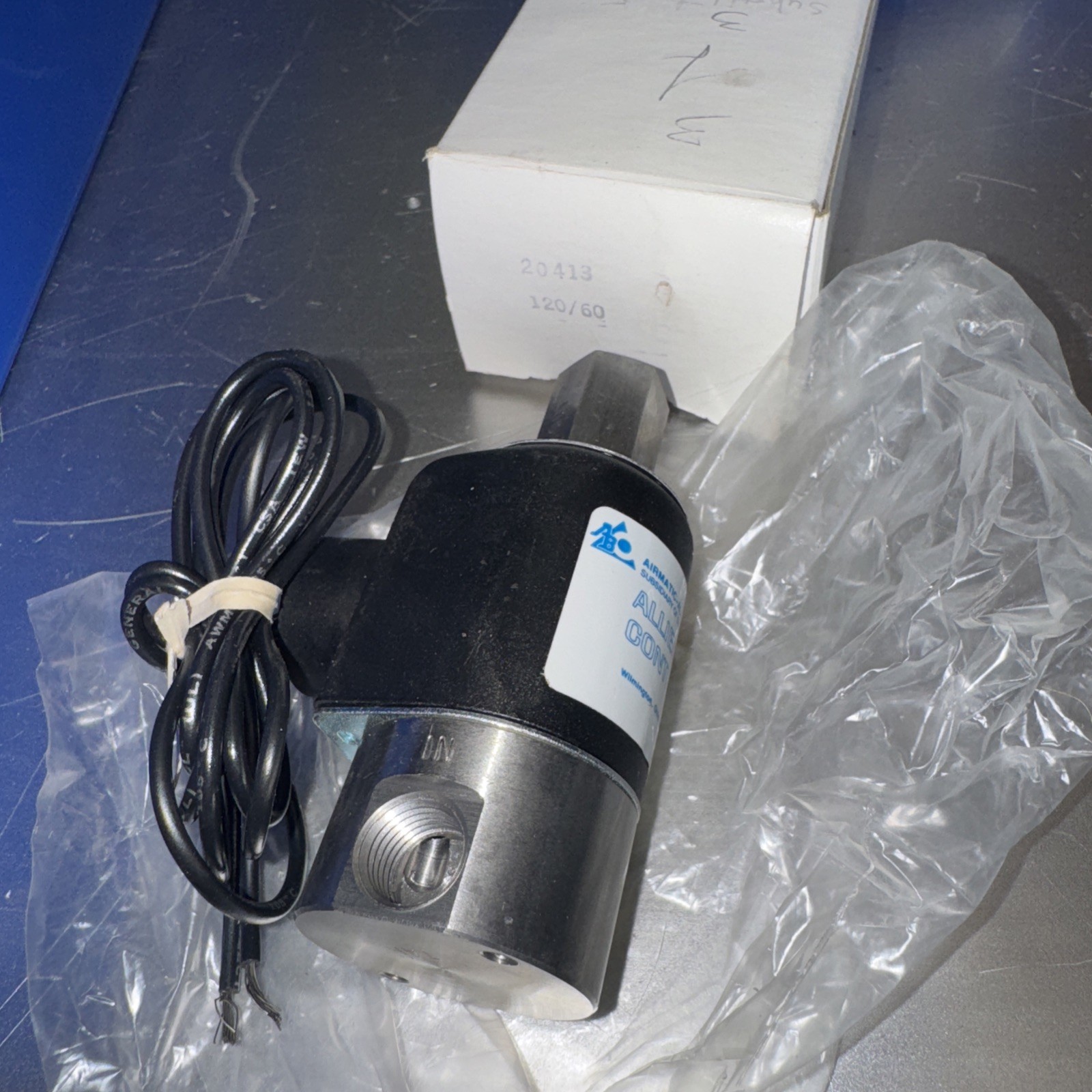 Allied Controls 20413 Solenoid Valve 3/32 Orifice   11 Watts, 120V, New, LO1