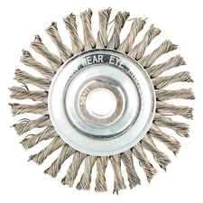APPROVED VENDOR 66252839039 Wire Wheel Brush,Twisted,Stainless Steel 483P39