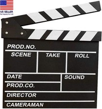 Director Movie Clapper Board Video Clapboard Film Slate Vintage Black