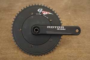 165mm 54T DUB Rotor Aldhu Sugino Zen 1x Track Crankset