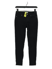 Paige Women's Jeans W 24 in Black Rayon with Cotton, Polyester, Spandex Skinny