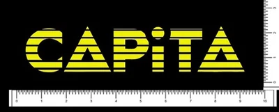 Capita Snowboards Pinstripe Outdoor Die Cut Sticker Decal 8.5" x 2"