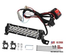 Dirt Bike Light Bar Headlight Motorcycle LED ATV Light 60W Kit ON/OFF Switch