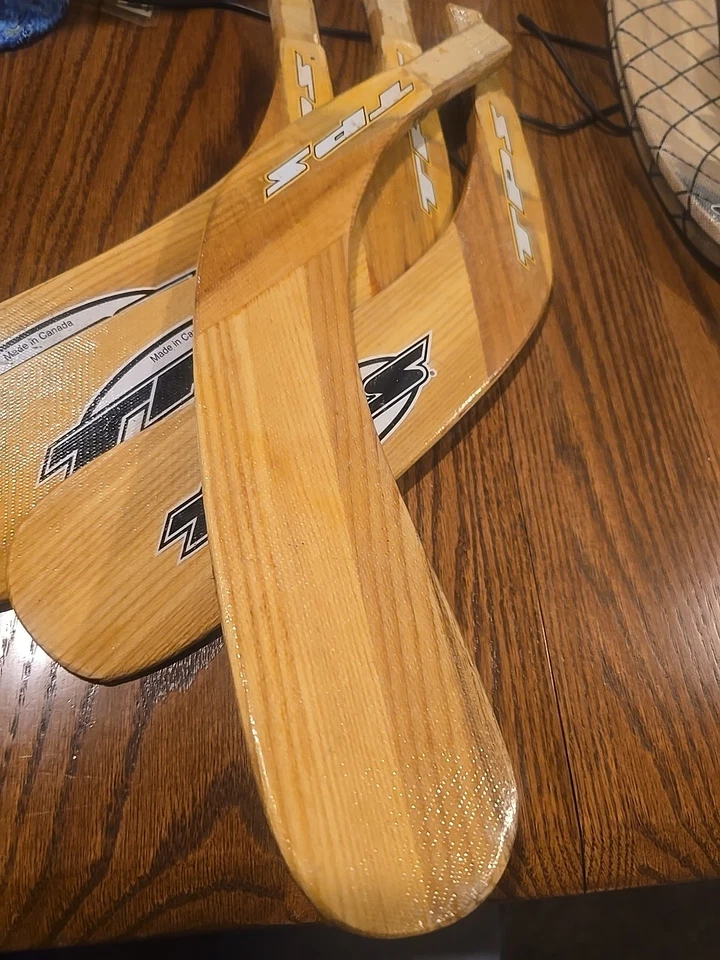 Vintage TPS Wooden Replacement Hockey Stick Blades P13 Left Hand Shot Lot Of 4 - Image 4 of 4