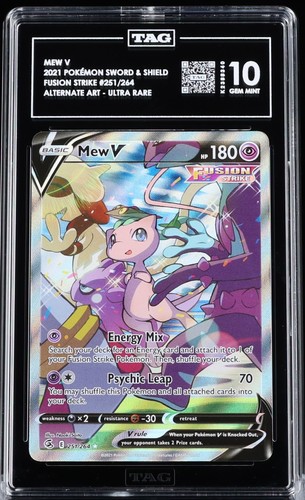 Mew V graded TAG 10 for sale on eBay