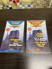 LOUIS L'AMOUR AUDIOBOOK CASSETTE LOT Of 2 -4 Audio Cassettes