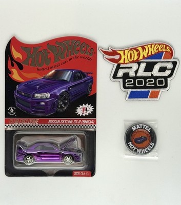 Hot Wheels RLC 2020 Nissan Skyline GT-R R34 (BNR34) Lila Purple