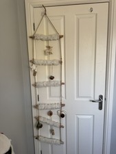 Stunning Faux Fur Snow Christmas ladders Decoration - NEW