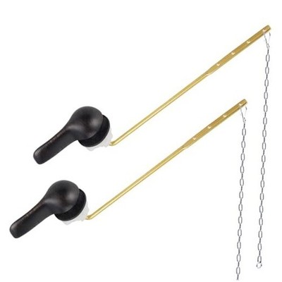 Universal Metal Toilet Handle Replacement Kit Front Oil Rubbed Bronze 2PCS