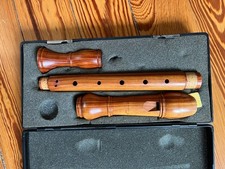 Altblockflöte aus Kirschholz mit Maserung, sehr schöner Klang, Rössler