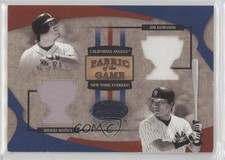 2005 Leaf Certified Materials Rewards 2/50 Jim Edmonds Hideki Matsui #FG-177 x5u