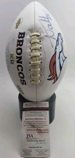 Aqib Talib Broncos Autographed Signed Super Bowl Champions Football JSA 