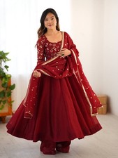 Pakistani indian Anarkali Salwar Kameez Party ReadyMade Eid Anarkali Gown dress