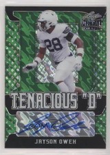 2021 Leaf Metal Draft Tenacious D Green Marble 10/10 Odafe Oweh Jayson Auto 1u6