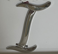 Wondershop Target Metal Monogram Letter Initial I Christmas Ornament New