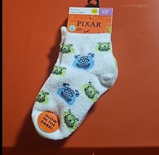 DISNEY PIXAR MONSTERS INC: 3 PK SOCKS: NEW WITH TAGS: SIZE 4T/5T