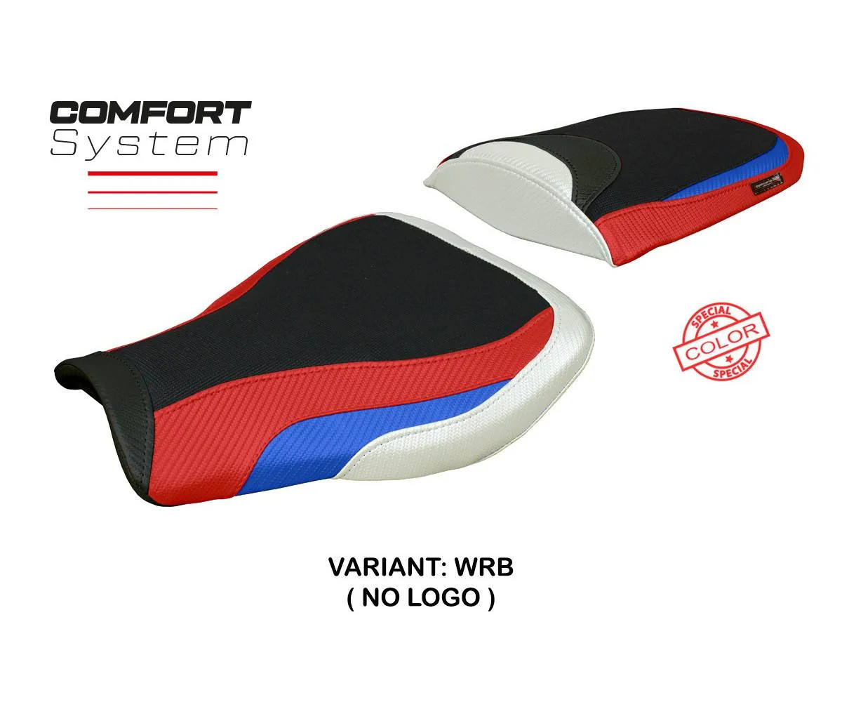 Seat cover Huelva Comfort White-Red-Blue Tpz comp HONDA CBR 600 RR 2007 2026