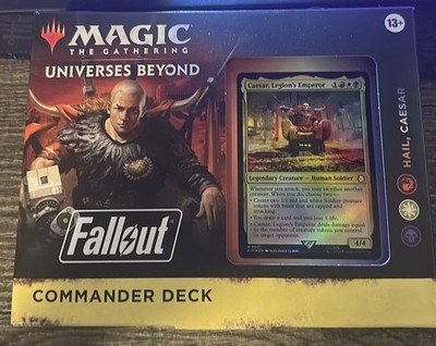 MTG Fallout Hail Caesar Commander Deck Universes Beyond Magic The Gathering