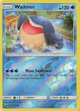 Wailmer Common SM - Celestial Storm 39/168 MP Reverse Holofoil LP-MP