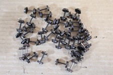 MARKLIN HAG HO GAUGE JOB LOT of 3 RAIL AC 38 METAL COACH WAGON WHEEL 4om