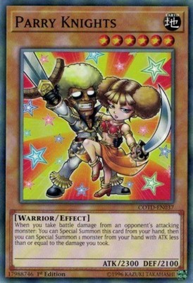 Parry Knights - COTD-EN037 - Common - 1st Edition - Damaged