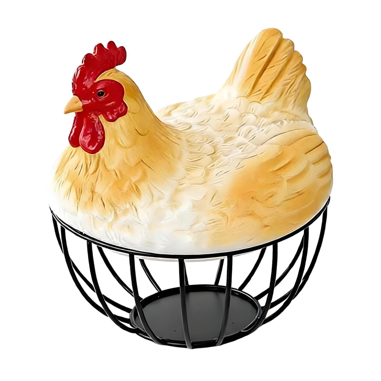 Egg Basket Organizer Decorative Countertop for Kitchen Supplies Pantry Fruit