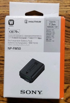 Sony NP-FW50 InfoLITHIUM Rechargeable Battery 7.3Wh 1020mAh Genuine OEM