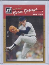 2023 Donruss  Goose Gossage 90s Retro ARTIST PROOF Brown SERIAL# 02/10 