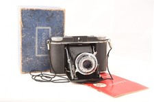 Agfa-Ansco Speedex Special Folding Camera With 85mm f/4.5 Apotar Lens 4X5 medium