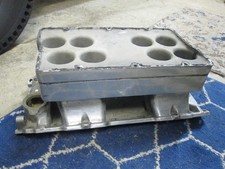 Edelbrock Tr2 Bbc Intake Manifold Polished Bottom Midplate Only.
