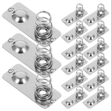  50 PCS Remote Control Battery Contact Plate for Batteries Silver Spring