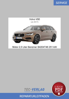 PDF Volvo V90 (Ab 2017) Reparaturanleitung Motor 2,0 L Benziner 251 Kw