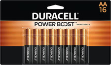 Duracell Coppertop AA Batteries with Power Boost Ingredients, 16 Count