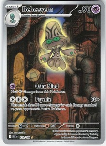 Beheeyem 121/086 Black Bolt Illustration Rare