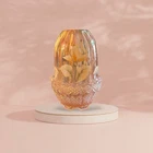 Fenton Sunset Iridized Hand Painted Fairy Lamp