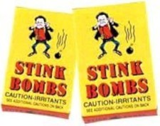 Stink Bombs - 3 per box Compact, Yellow