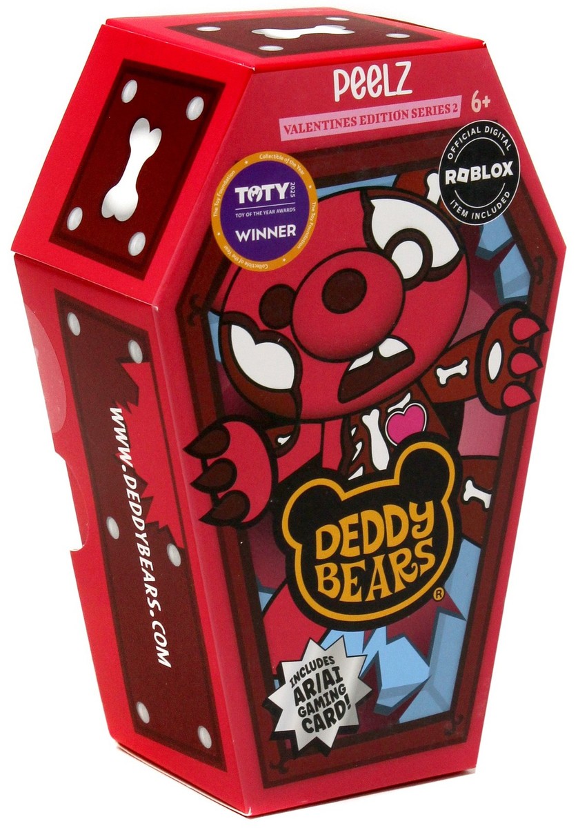 Deddy Bears Coffin Valentine's Day Series 2 Peelz 5-Inch Mini