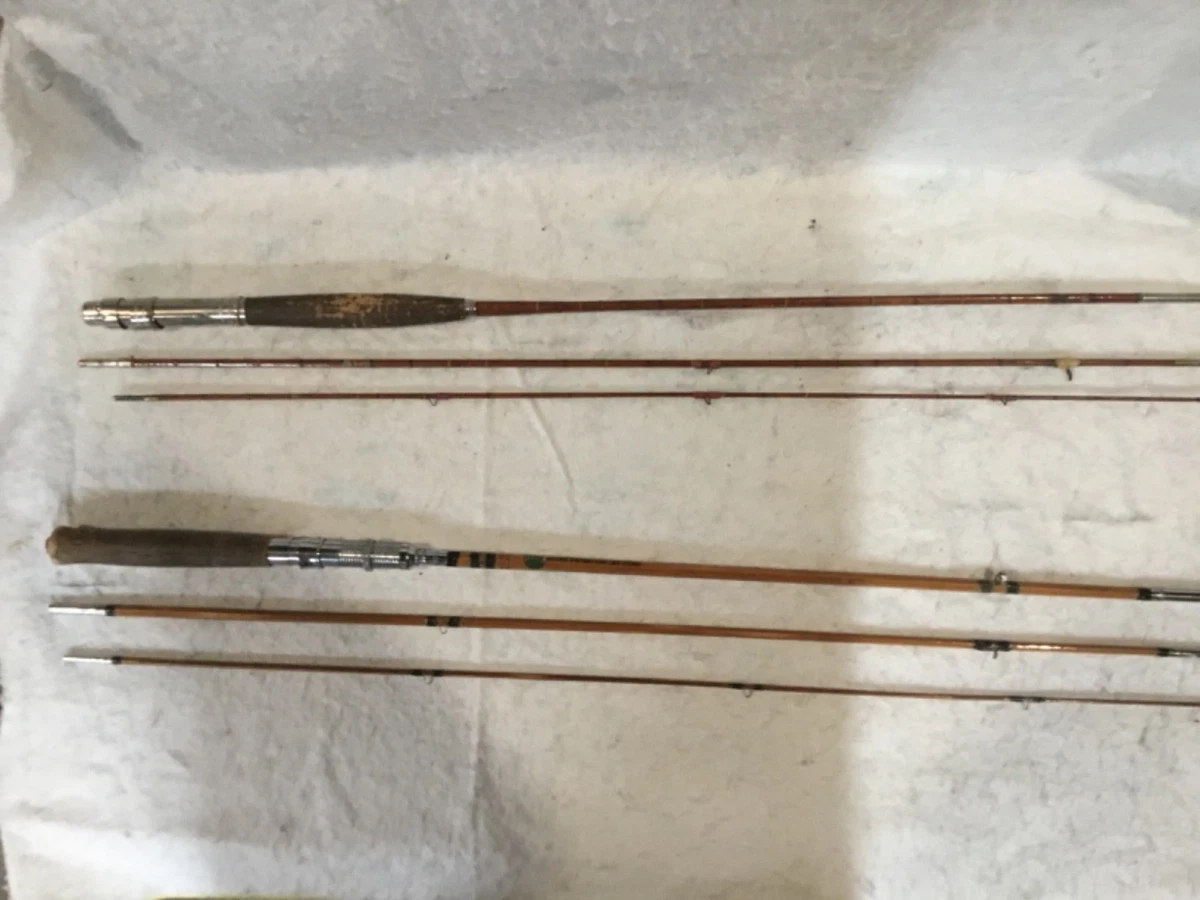 ANCIENNE CANNE A PECHE HORROCKS IBBOTSON BAMBOU VINTAGE