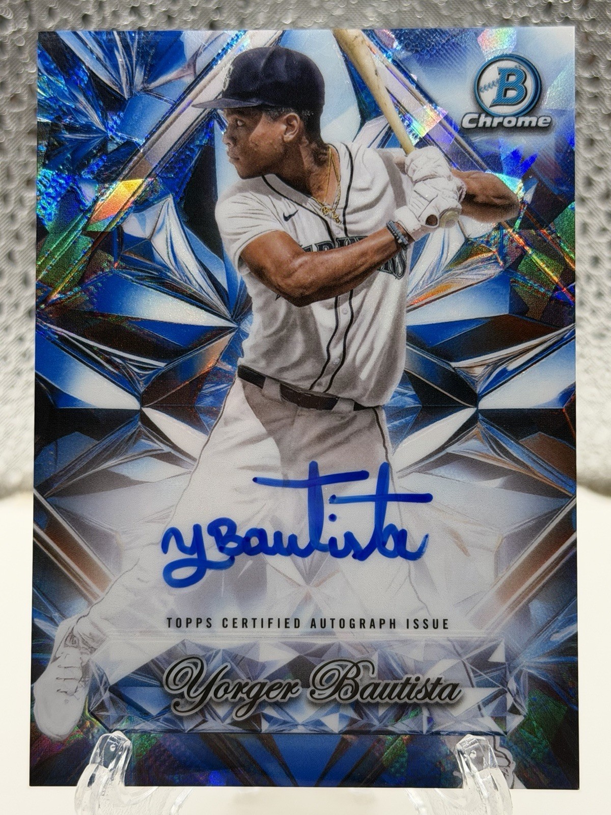 YORGER BAUTISTA 2025 BOWMAN CHROME SAPPHIRE SELECTIONS AUTO