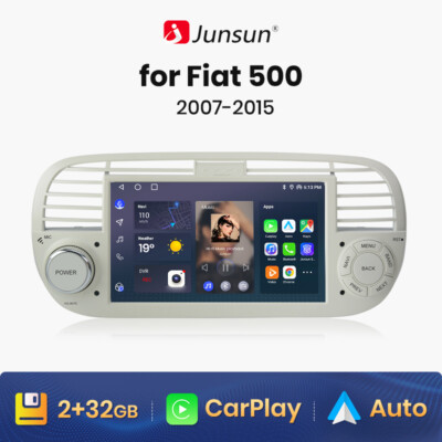 Android13 Für Fiat 500 2007-2015 2+32G Carplay Multimedia Autoradio SWC GPS Navi