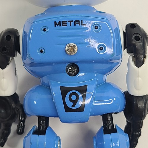 DITTO Voice Activated Talking Robot Die Cast Metal Posable Repeats Voice LED - Picture 9 of 15